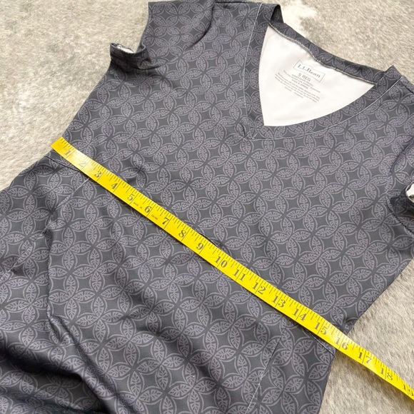 L.L. Bean Lycra Active Geometric Print Dress Small - Picture 12 of 12